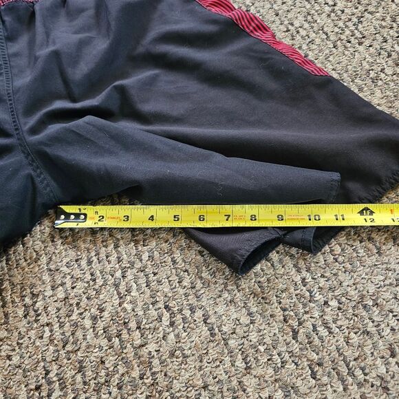 Tony Hawk Swim Trunks Board Shorts Black & Red Lined Zip Pockets Sz. Extra Large - Picture 9 of 11